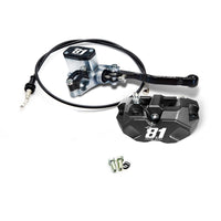 KIT FREINAGE AVANT 8.1 CNC MC-11 + ETRIER HURRICANE NOIR 84 MM + DURITE